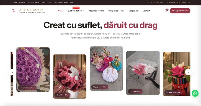 Art of Roses - previzualizare proiect