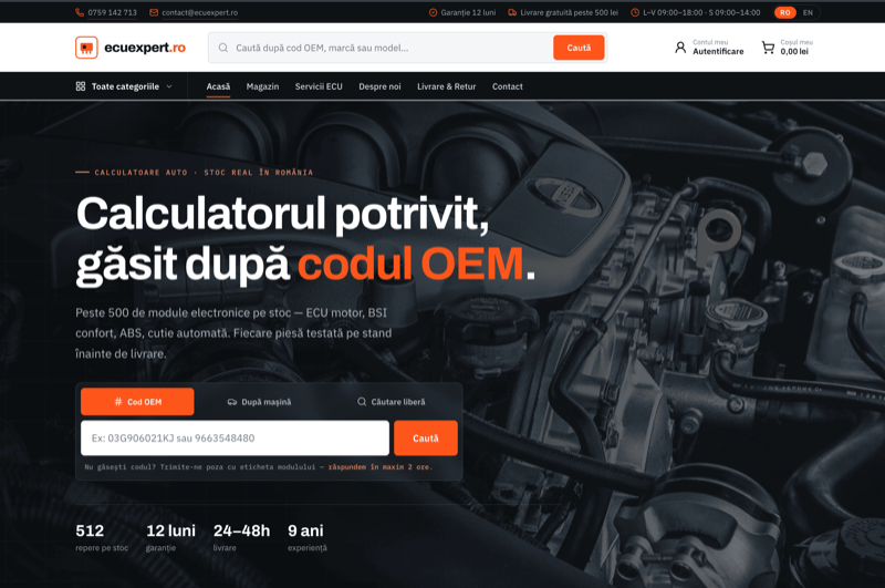 ECU Expert - previzualizare proiect