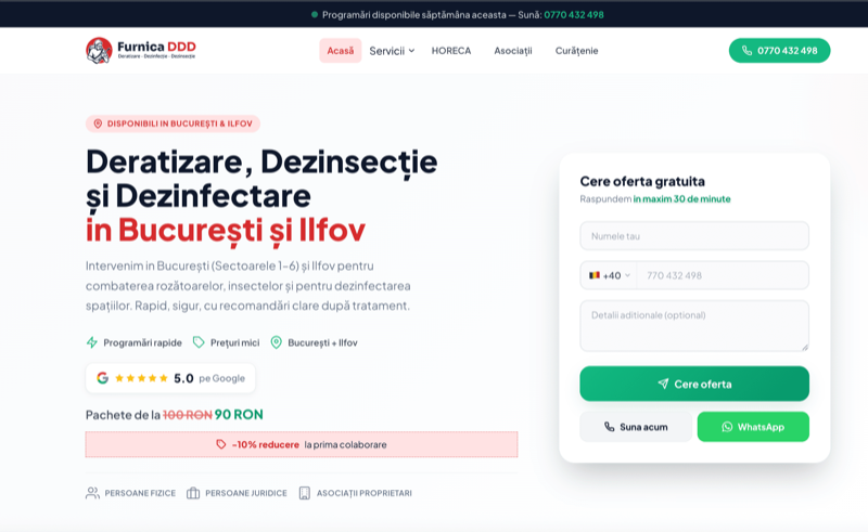 Furnica Expert - previzualizare proiect