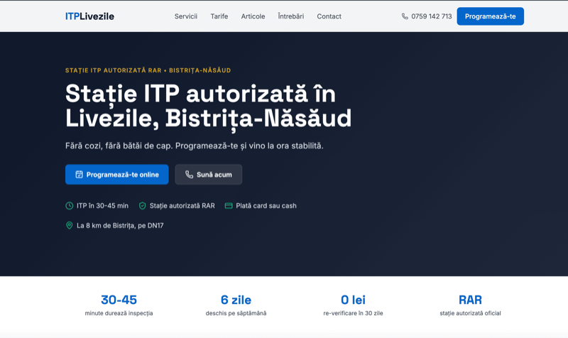 ITP Livezile - previzualizare proiect
