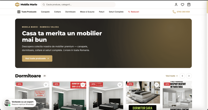 Mobila Mario - previzualizare proiect