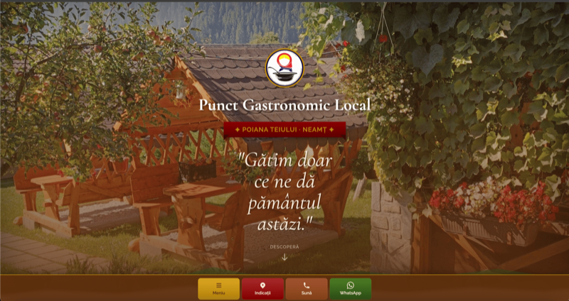 PGL - Punct Gastronomic Local - previzualizare proiect